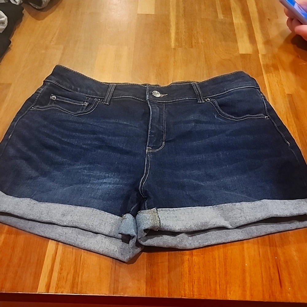 Time and True Denim Shorts